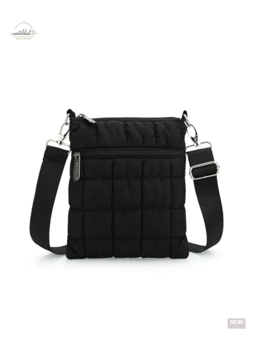 Mini Quilted Crossbody Bag with Adjustable Strap, Lightweight Puffer Purse,